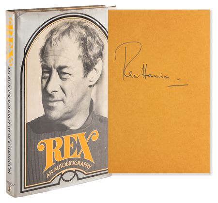 Lot #926 Rex Harrison Signed Book - Rex: An Autobiography - Image 1