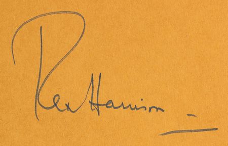 Lot #926 Rex Harrison Signed Book - Rex: An Autobiography - Image 2