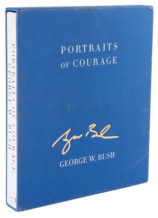 Lot #41 George W. Bush Signed Book - Portraits of Courage - Image 4