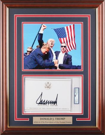 Lot #135 Donald Trump Signature - Image 1