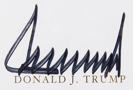 Lot #135 Donald Trump Signature - Image 3