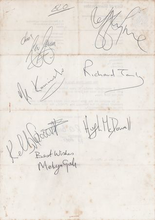 Lot #769 Electric Light Orchestra Signatures - Image 1
