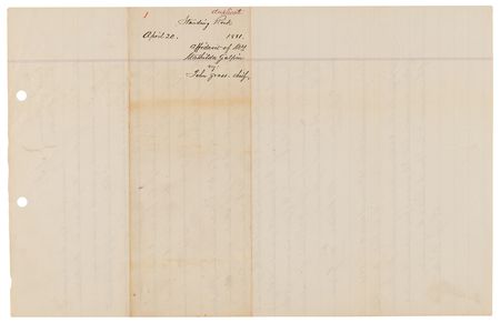 Lot #236 Sioux Indians Archive: Comprehensive Testimony Against Chief John Grass - 