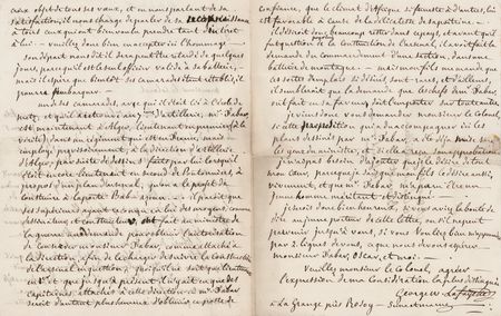 Lot #441 Georges Washington de La Fayette Autograph Letter Signed - Image 2