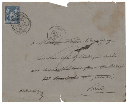 Lot #289 Ferdinand de Lesseps Autograph Letter Signed - Image 3