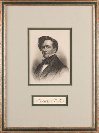 Lot #110 Franklin Pierce Signature - Image 1