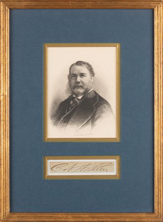 Lot #31 Chester A. Arthur Signature - Image 1