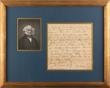 Lot #146 Martin Van Buren Document Signed