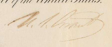Lot #14 U. S. Grant Document Signed as President - Naval Promotion for a Noted Civil War Leader - Image 2