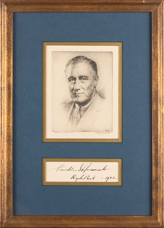 Lot #119 Franklin D. Roosevelt Signature as President - Image 1