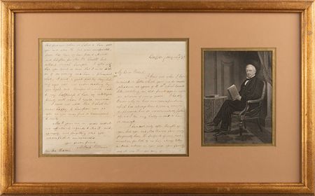 Lot #64 Millard Fillmore Autograph Letter Signed - Image 1