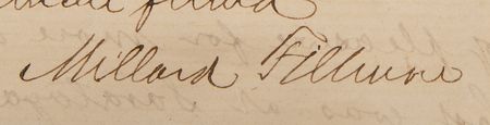 Lot #64 Millard Fillmore Autograph Letter Signed - Image 3
