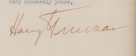 Lot #128 President Harry S. Truman on the Establishment of a Presidential Commission on Agricultural Problems - Image 3