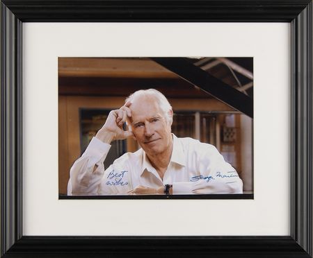 Lot #738 Beatles: George Martin Signed Photograph - Image 1