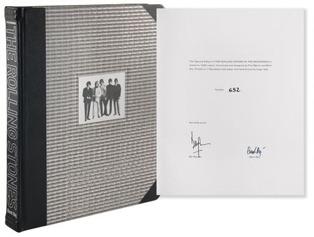 Lot #815 Rolling Stones: Bill Wyman and Bent Rej Signed Book - In the Beginning (Ltd. Ed. #652/1000) - Image 1