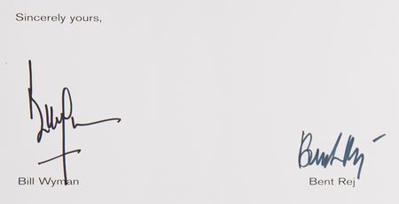 Lot #815 Rolling Stones: Bill Wyman and Bent Rej Signed Book - In the Beginning (Ltd. Ed. #652/1000) - Image 2