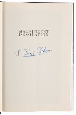 Lot #512 Buzz Aldrin Signed Book - Magnificent Desolation - Image 4