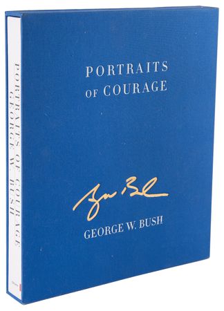 Lot #42 George W. Bush Signed Book - Portraits of Courage - Image 5