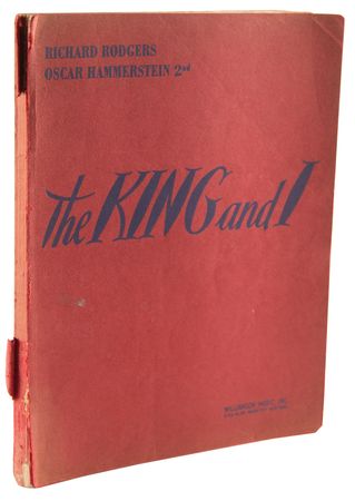 Lot #716 Richard Rodgers and Oscar Hammerstein Signed Sheet Music Booklet for 'The King and I' - From the Collection of Alan Jay Lerner - Image 3