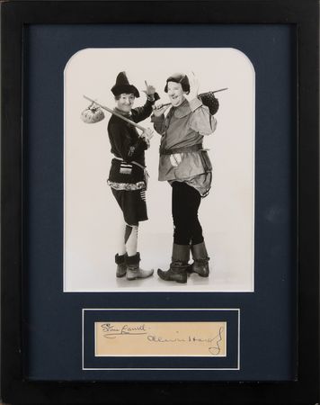 Lot #947 Laurel and Hardy Signatures - Image 1