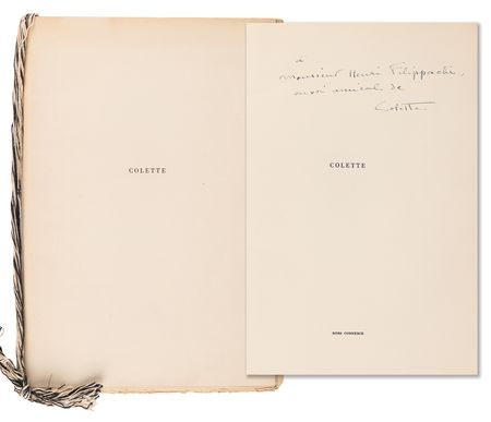 Lot #631 Colette Signed Booklet - Colette (Ltd. Ed. #25/50) - Image 1