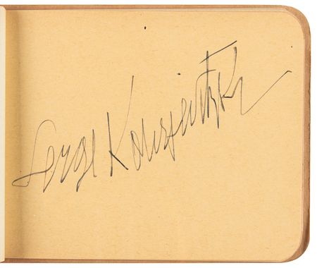 Lot #693 Classical Music Autograph Album with Igor Stravinsky and Jascha Heifetz - Image 3