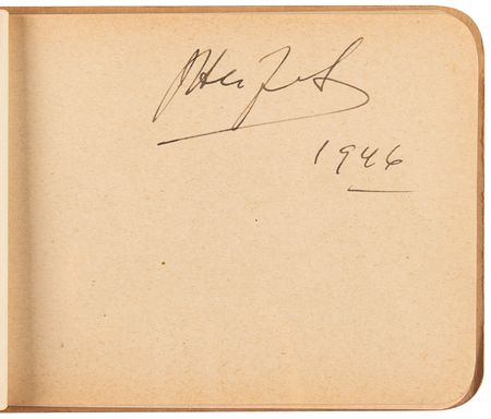 Lot #693 Classical Music Autograph Album with Igor Stravinsky and Jascha Heifetz - Image 4
