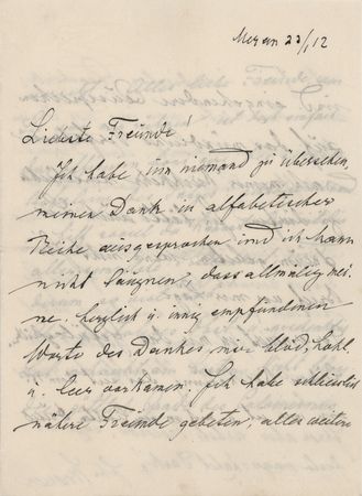 Lot #255 Josef Breuer Autograph Letter Signed - Image 1