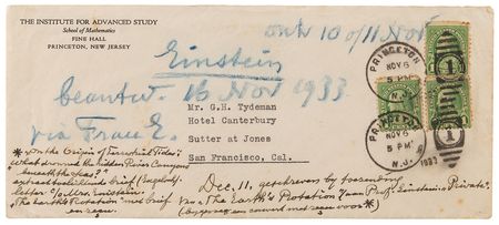 Lot #203 Albert Einstein Typed Letter Signed on the 