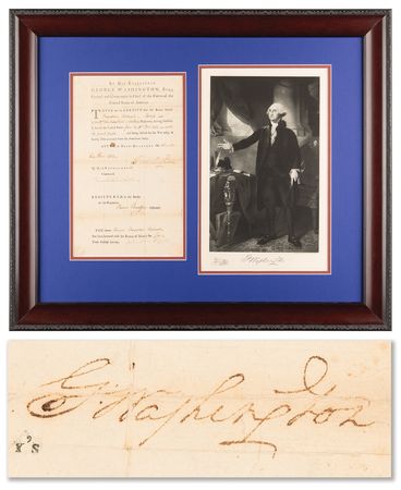 Lot #1 George Washington Signed Revolutionary War Discharge Certificate (1783) - Image 1