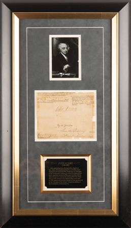 Lot #3 John Adams Signature as President (1799) - Image 2