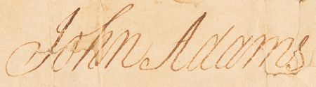 Lot #3 John Adams Signature as President (1799) - Image 4