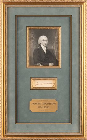 Lot #99 James Madison Signature - Image 1