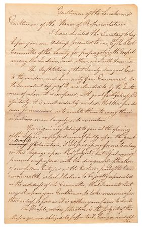 Lot #156 John Hancock Letter Signed in Support of 