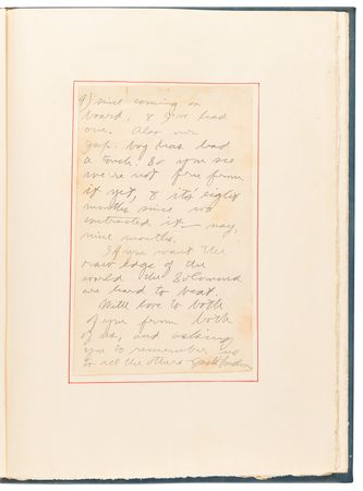 Lot #614 Jack London Autograph Letter Signed on the Economics of Authorship, Counting His Words: 