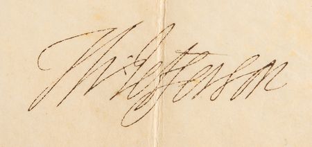 Lot #6 Thomas Jefferson and James Madison Document Signed as President and Secretary of State, Granting Land to Former President of the Confederation Congress Elias Boudinot - Image 3