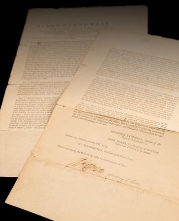 Lot #4 Thomas Jefferson Document Signed as Secretary of State - Act of Congress to Promote the Progress of Useful Arts (Patent Act of 1793) - Image 1