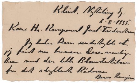 Lot #198 Niels Bohr Autograph Notes Signed - Image 2