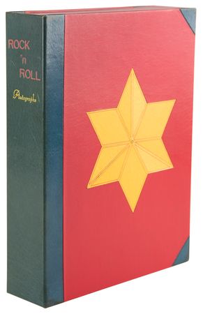 Lot #682 Rock and Roll Legends Multi-Signed (100+) Book, with John Lennon, Paul McCartney, Frank Sinatra, Michael Jackson, Eric Clapton, Robert Plant, Mick Jagger, Simon and Garfunkel, and Many More - Image 11