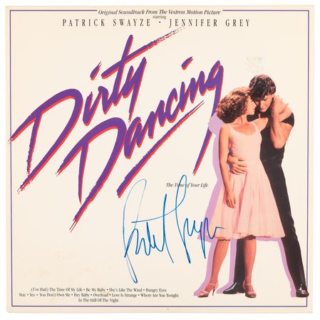 Lot #995 Patrick Swayze Signed Album - Dirty