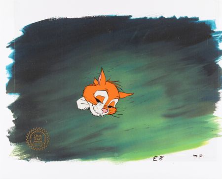 Lot #598 Harry the Cat production cel from Yankee Doodle Cricket - Image 2