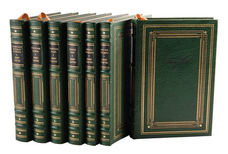 Lot #44 Jimmy Carter (7) Signed Collector's Edition Books from Easton Press - Image 1