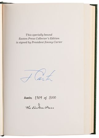 Lot #44 Jimmy Carter (7) Signed Collector's Edition Books from Easton Press - Image 4