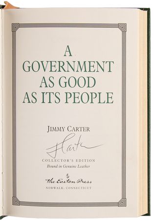 Lot #44 Jimmy Carter (7) Signed Collector's Edition Books from Easton Press - Image 8
