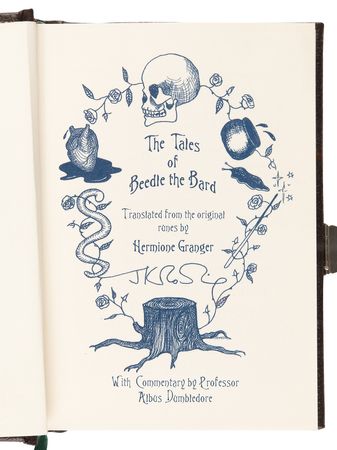 Lot #615 J. K. Rowling Signed Book - The Tales of Beedle the Bard (Deluxe Collector's Edition) - Image 8