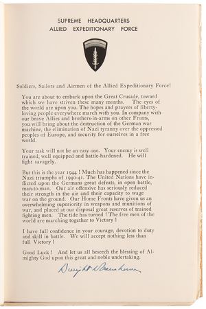 Lot #60 Dwight D. Eisenhower Signed Book - Crusade in Europe (Ltd. Ed. #621/1426) - Image 4