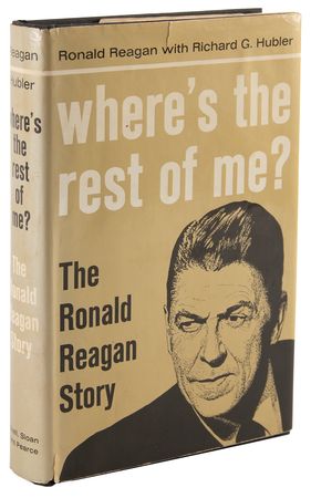 Lot #113 Ronald Reagan Signed Book as 