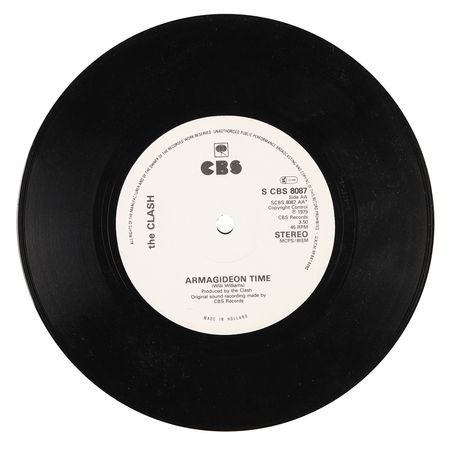Lot #672 The Clash Signed 45 RPM Single Record - 'London Calling' - Image 4
