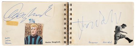 Lot #660 Beatles Signatures (Swedish Tour, October 1963 or July 1964) - Image 5