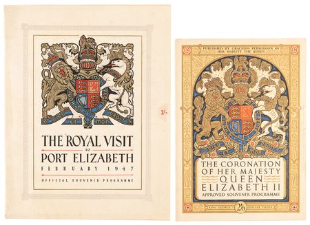 Lot #178 Queen Elizabeth II and Family Signed 1947 Luncheon Menu (Port Elizabeth, South Africa) - Image 4